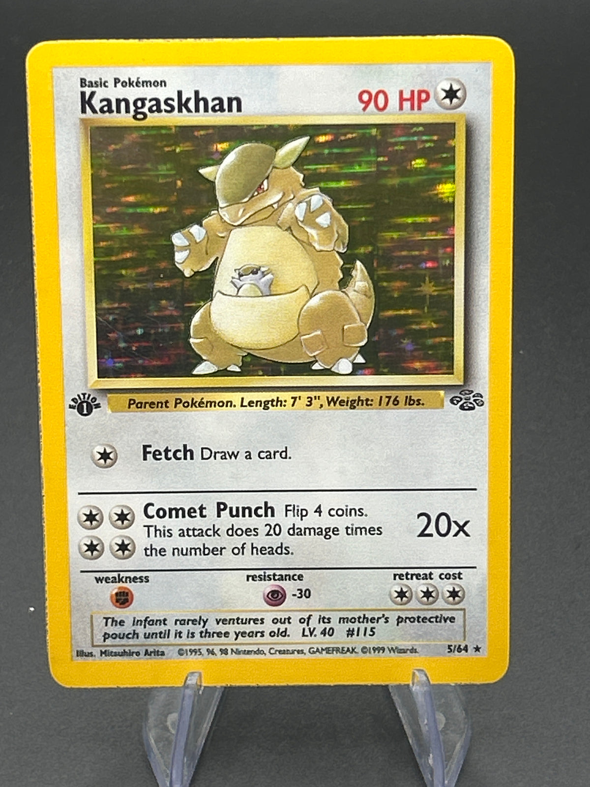Pokémon TCG: 1999 Kangaskhan - 21/64 - Jungle 1st edition
