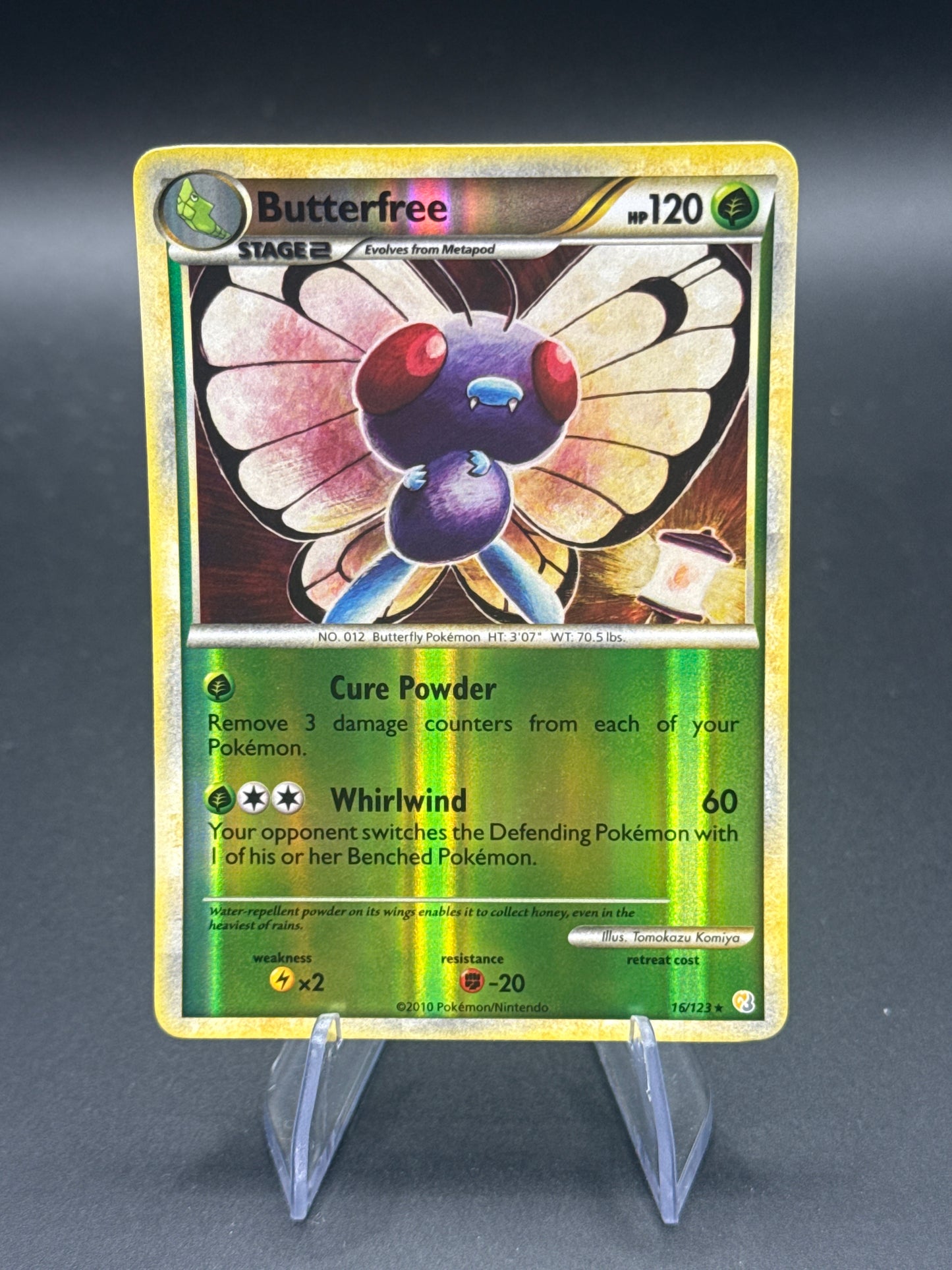 Pokémon TCG: 2010 Butterfree 16/123 - HeartGold SoulSilver - Reverse Holo