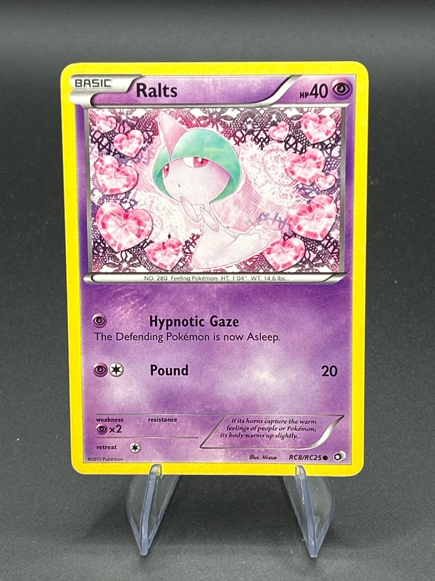 Pokémon TCG: 2016 Ralts RC8/RC25 BW: Legendary Treasures Radiant Collection