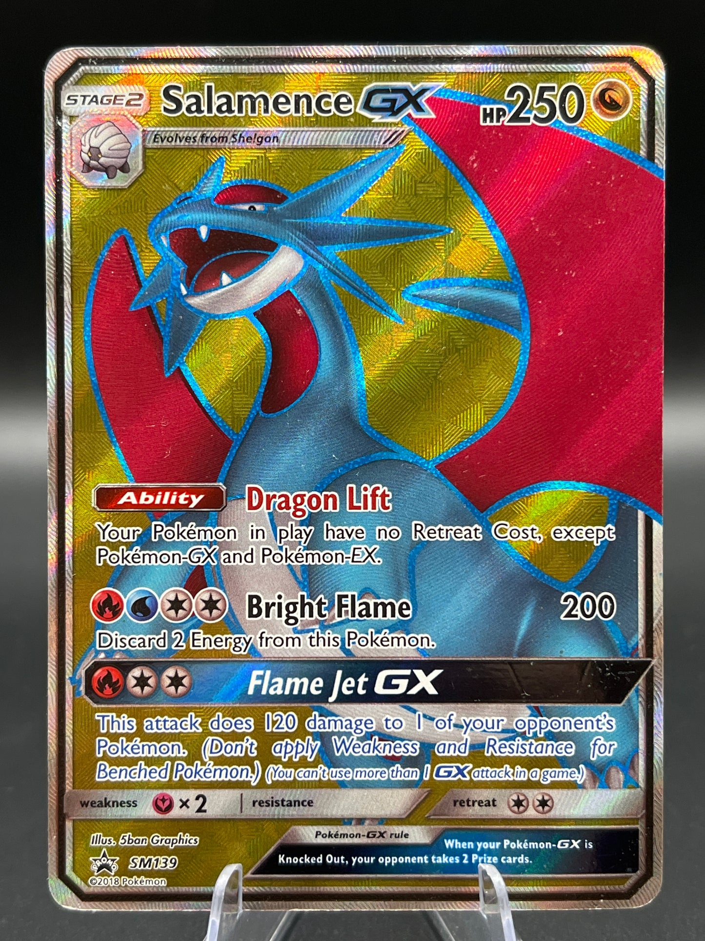 Pokémon TCG: 2018 Salamence GX SM139 - Sun & Moon Promo