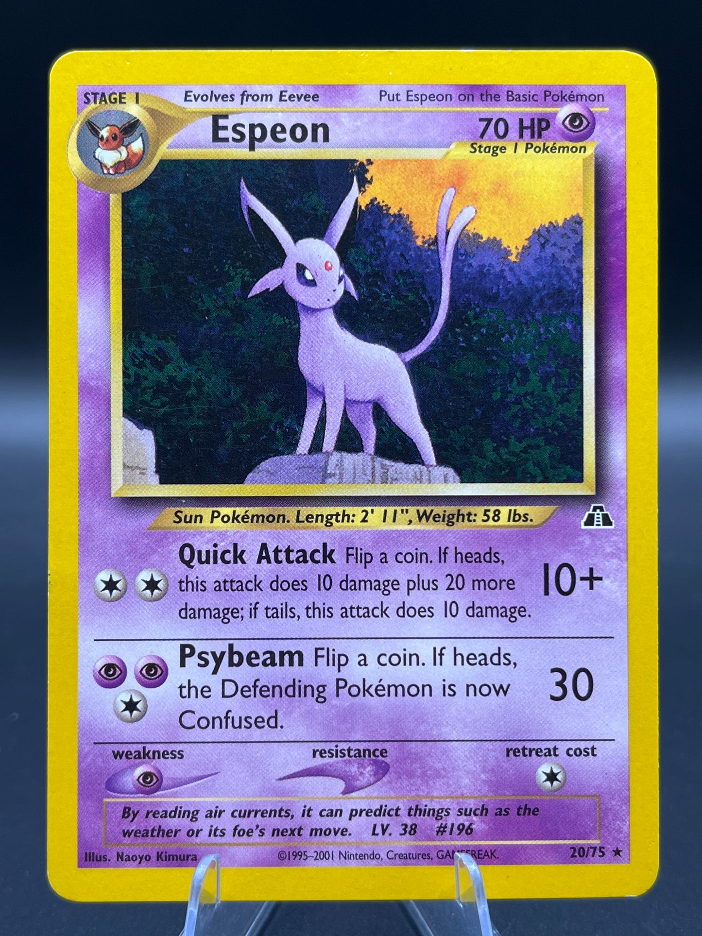 Pokémon TCG: 2001 Espeon 20/75 - Neo Discovery