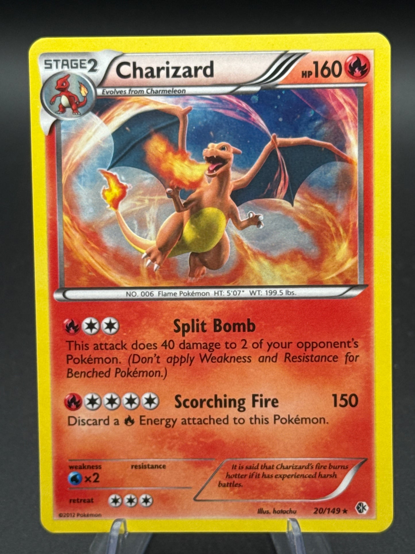 Pokémon TCG: 2012 Charizard 20/149 B&W: Boundaries Crossed Cosmos Holo