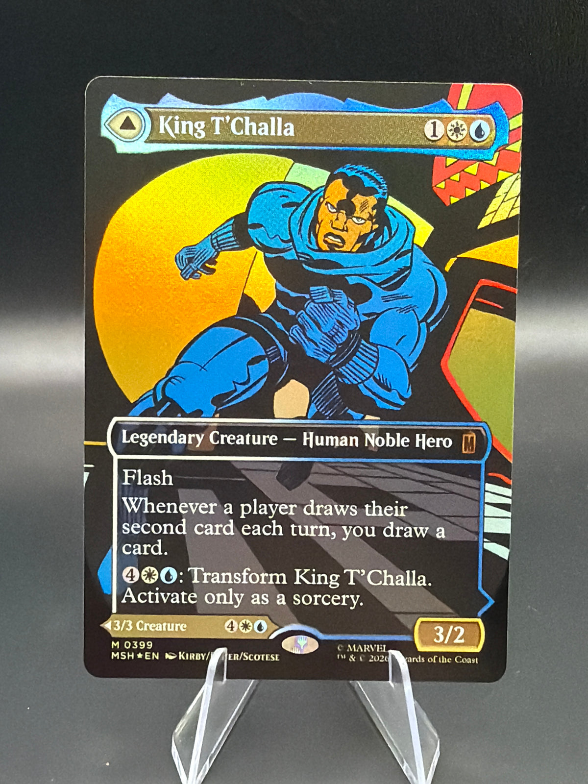 MTG TCG: 2026 King T'Challa (Borderless) (Foil) - 0399 -  Marvel Super Heroes (MSC)