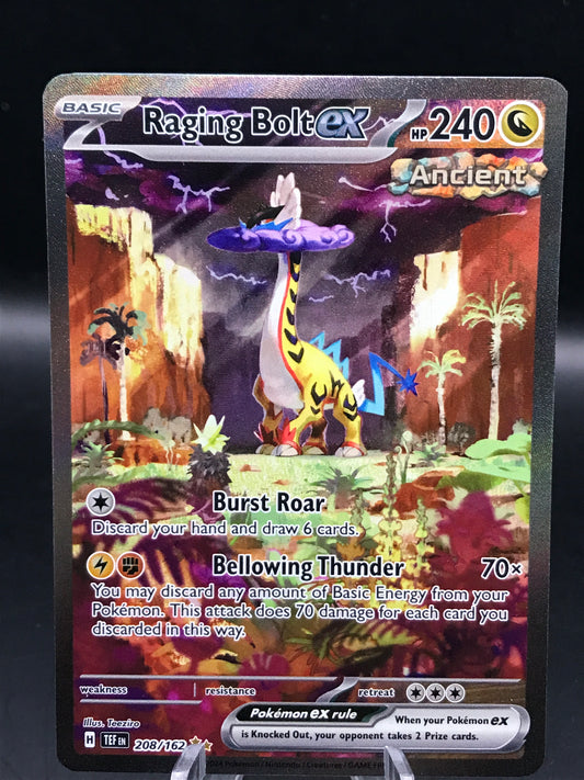 Pokemon TCG 2024 Raging Bolt Ex 208/162 S&V: Temporal Forces