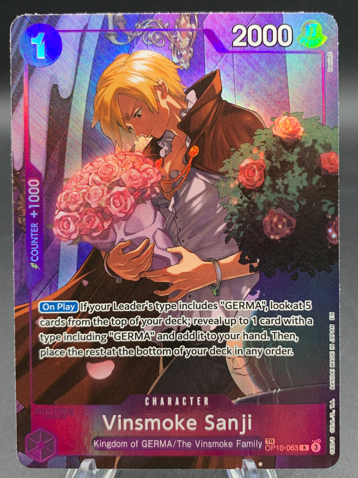 One Piece TCG: Vinsmoke Sanji (TR) - Legacy of the Master (OP12)