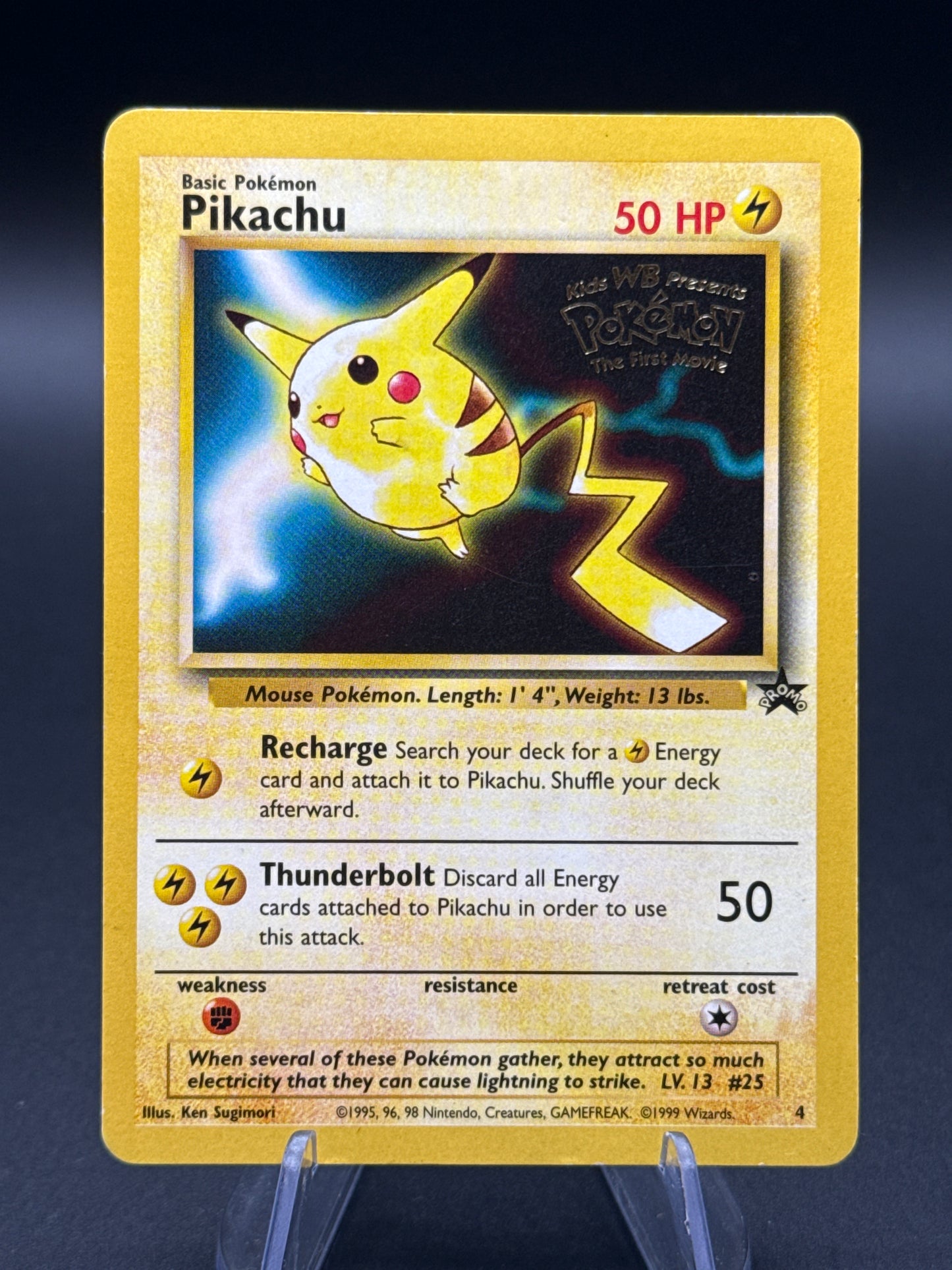Pokémon TCG: 1999 Pikachu (Movie Promo) #4 WoTC Promo