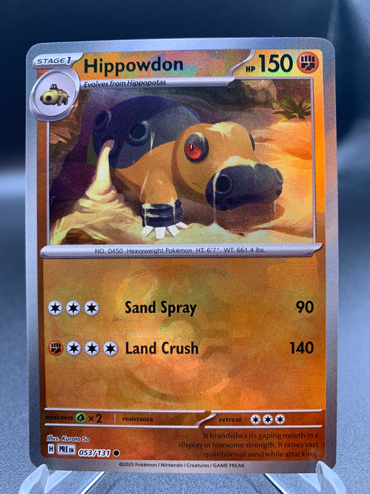 Pokémon TCG: 2024 Hippowdon 053/131 - Master Ball Prismatic Evolutions