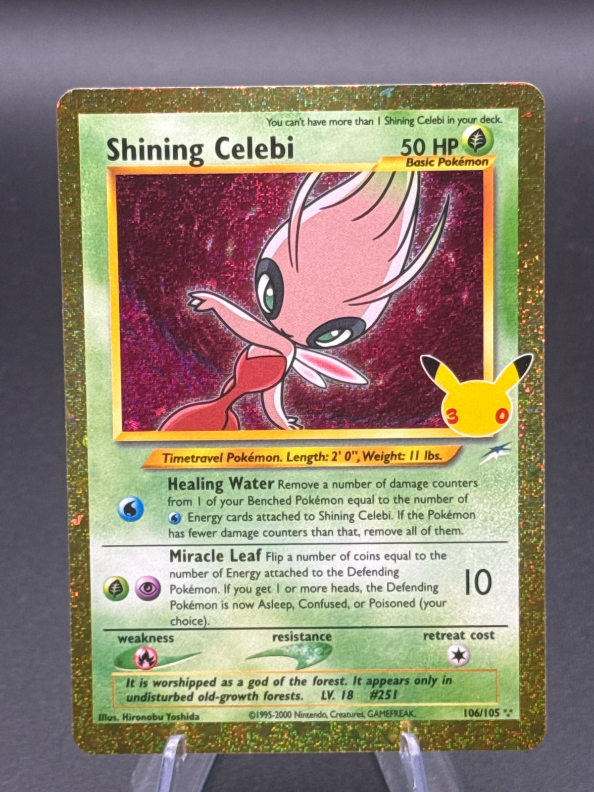 Pokémon TCG: 2026 Shining Celebi 106/105  - ME: 30th Celebration Classic Collection (30C)