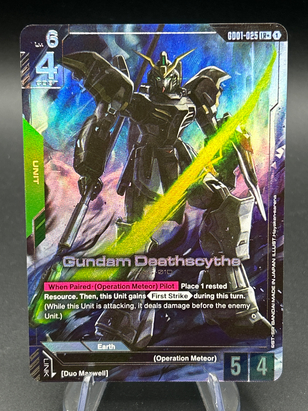 Gundam TCG: Gundam Deathscythe - GD01-023 - LR+ - Newtype Rising (GD01)