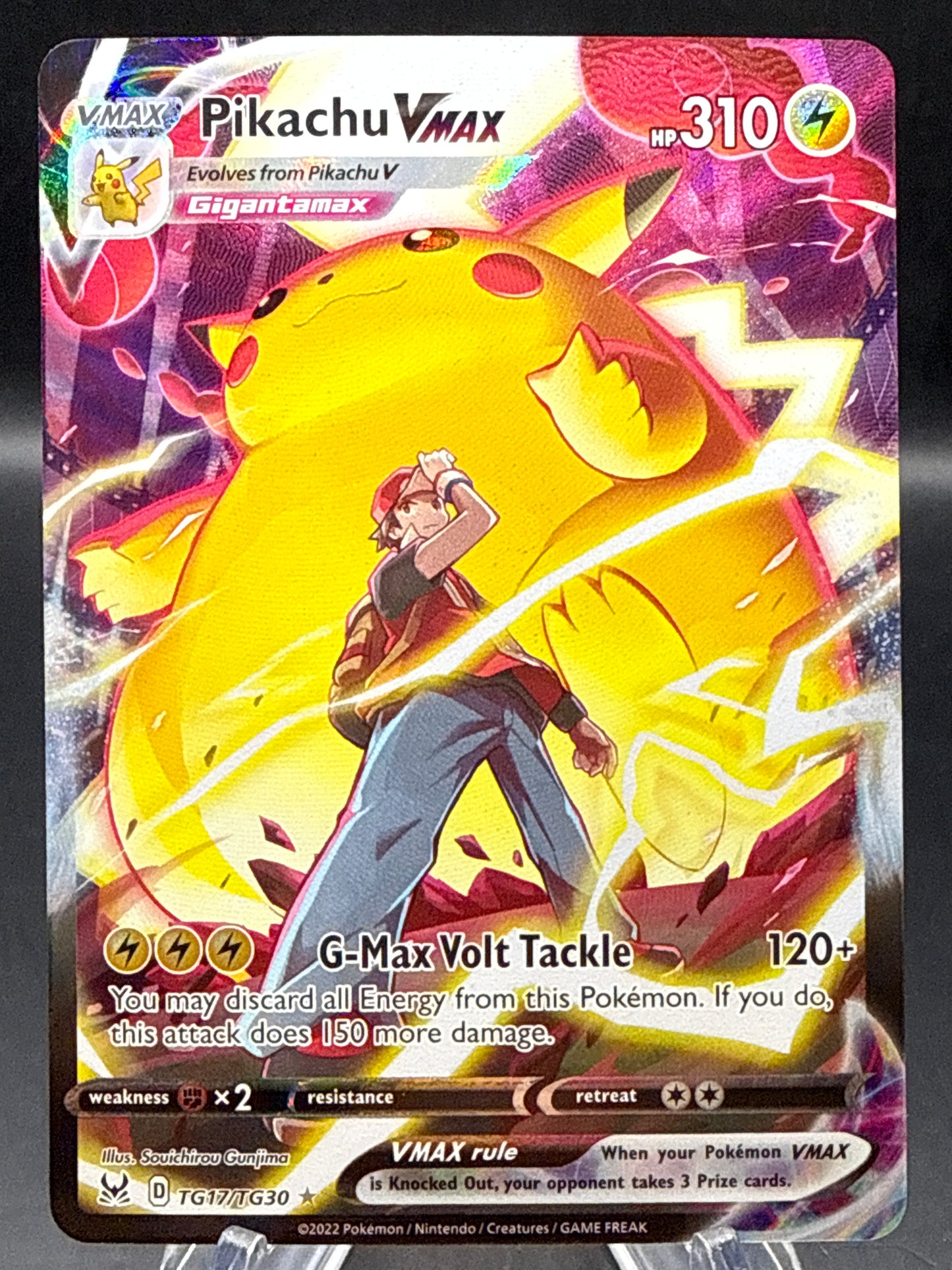Pokémon TCG: 2022 Pikachu VMAX - TG17/TG30 - SWSH: Lost Origin Trainer Gallery