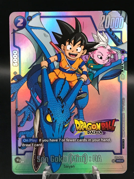 Dragon Ball TCG: 2024 Son Goku (Mini) : DA - FP-024 (Dragon Ball DAIMA) - Fusion World Promotion Card