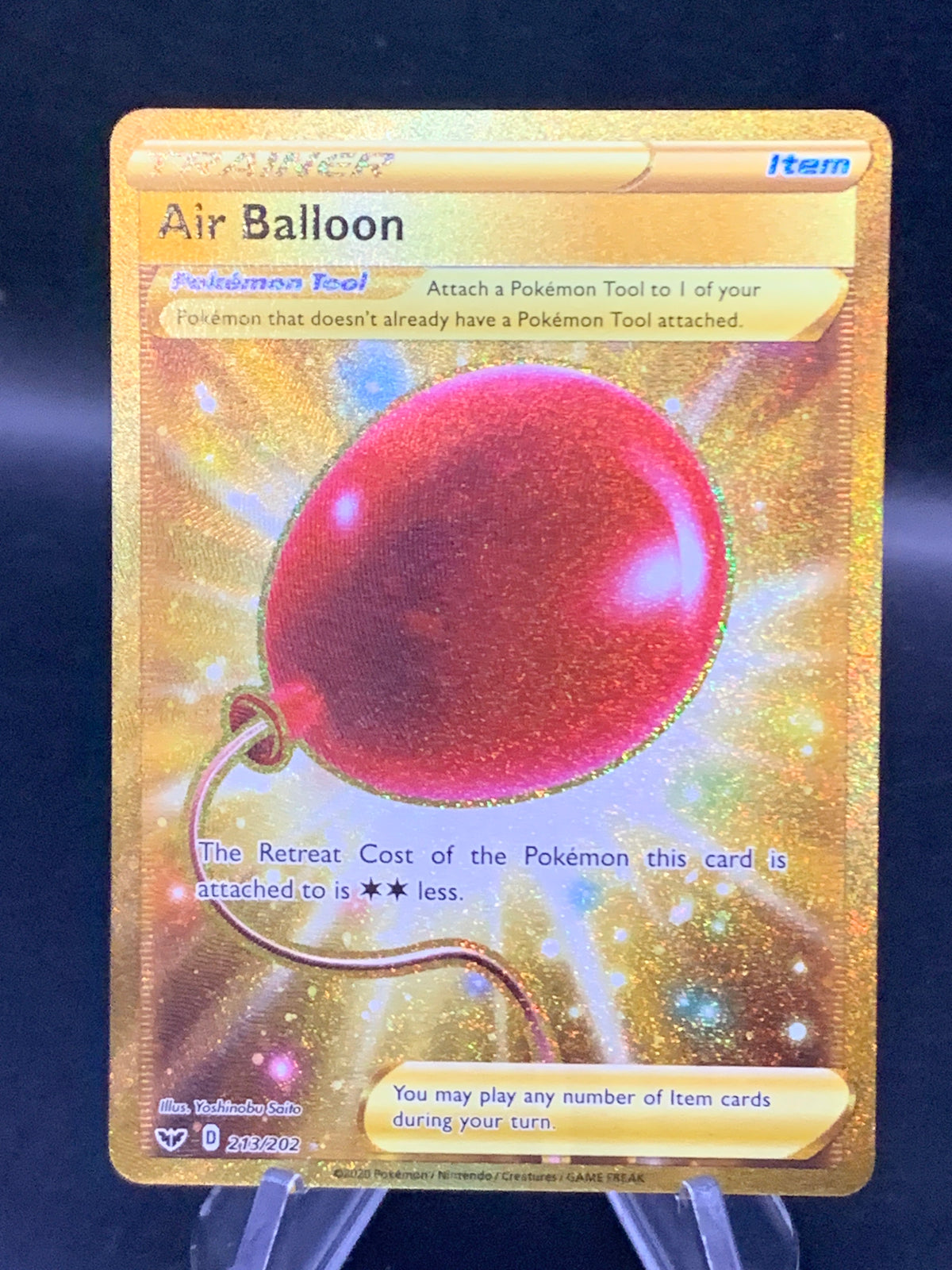 Pokemon TCG 2020 Air Balloon 213/202 Sword & Shield Base Set