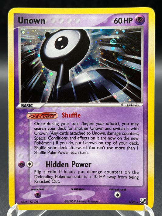 Pokémon TCG: 2005 Unown L/28 Unseen Forces