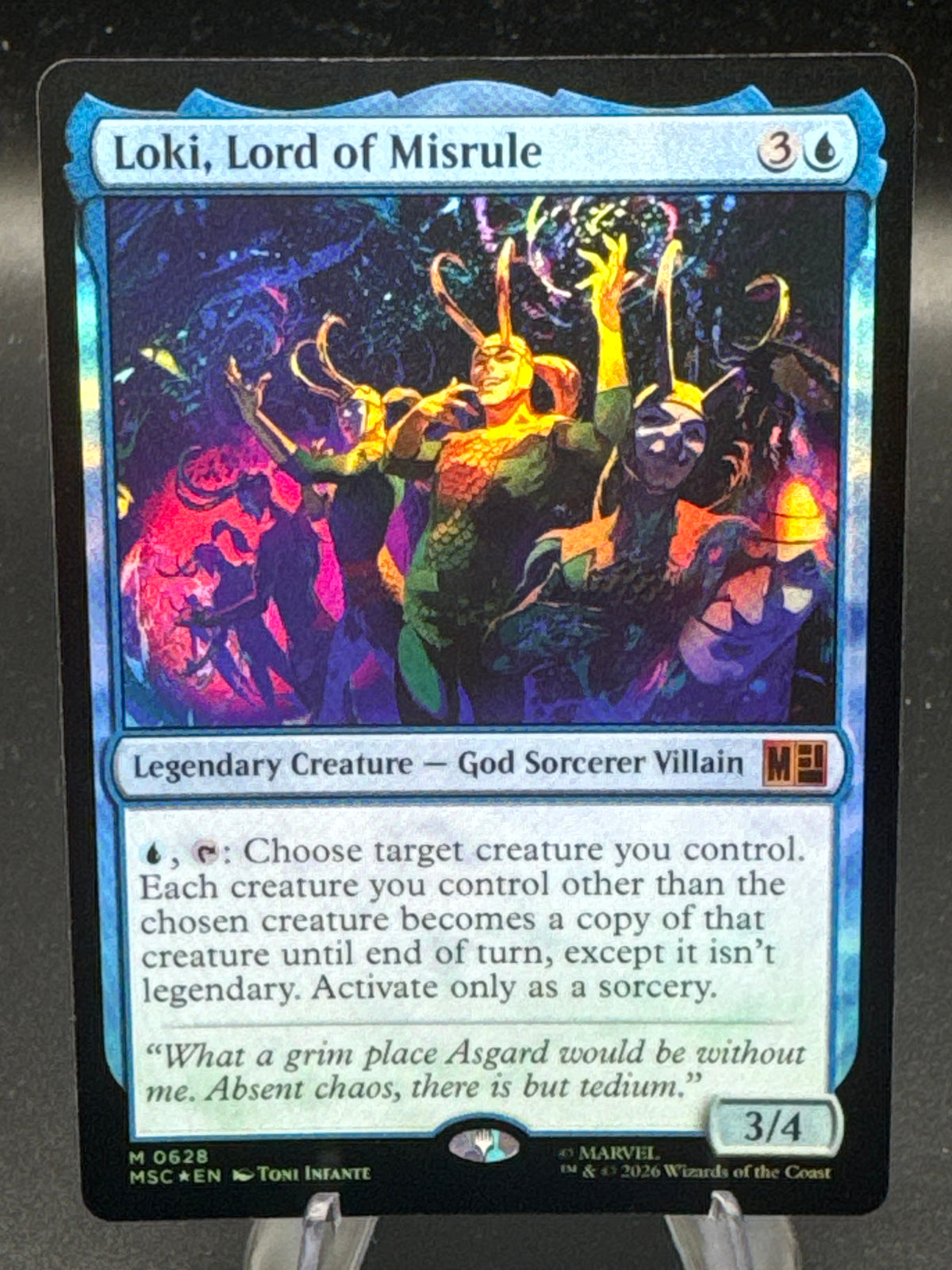 MTG TCG:  Loki, Lord of Misrule M 0628 - Marvel Super Heroes