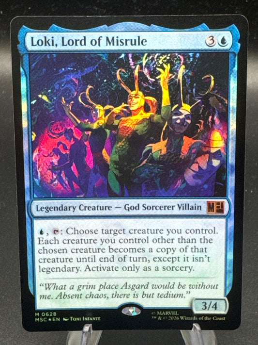 MTG TCG:  Loki, Lord of Misrule M 0628 - Marvel Super Heroes