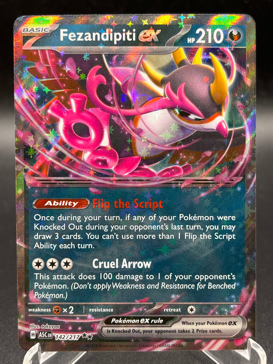 Pokémon TCG: 2026 Fezandipiti ex - 142/217 - ME: Ascended Heroes