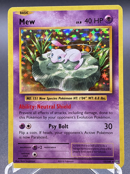 Pokémon TCG: 2016 Mew 53/108 XY: Evolutions