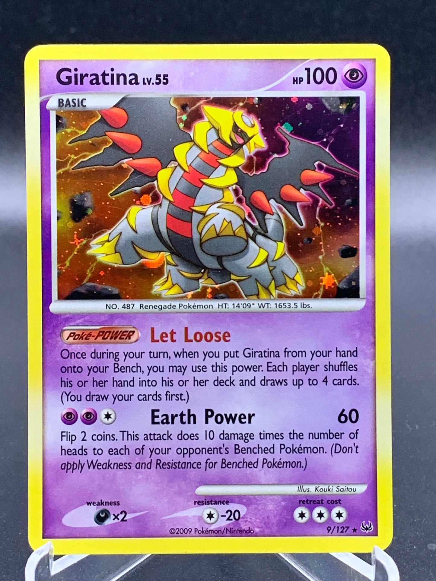 Pokémon TCG: 2009 Giratina LV.55 9/127 Platinum