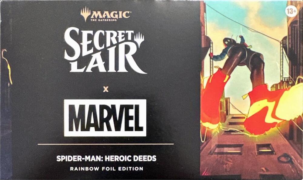 Magic The Gathering: Secret Lair Drop: Secret Lair x Marvel's Spider-Man: Heroic Deeds - Rainbow Foil Edition