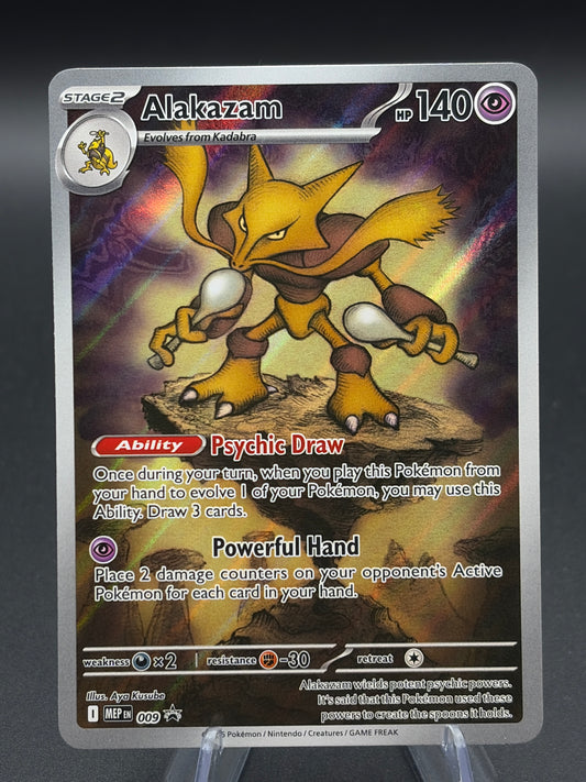 Pokémon TCG: 2025 Alakazam - #009 - MEP: Mega Evolution Promo