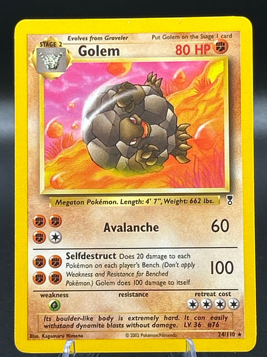 Pokémon TCG: 2002 Golem 24/110 Legendary Collection