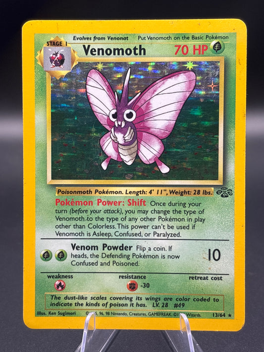Pokémon TCG: 1999 Venomoth 13/64 Jungle Holo