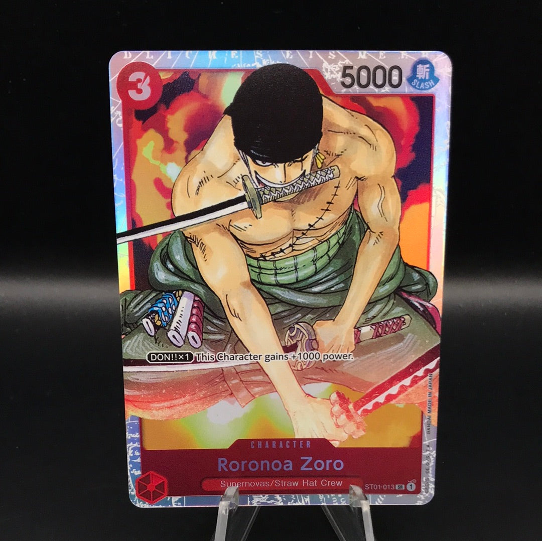 One Piece TCG: Roronoa Zoro ST01-013 SR Straw Hat Crew