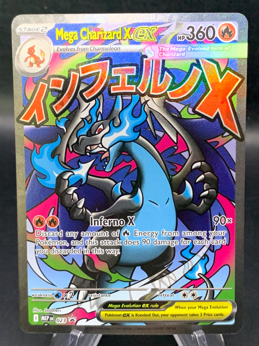Pokémon TCG: 2025 Mega Charizard X ex - #023 - MEP: Mega Evolution Promo