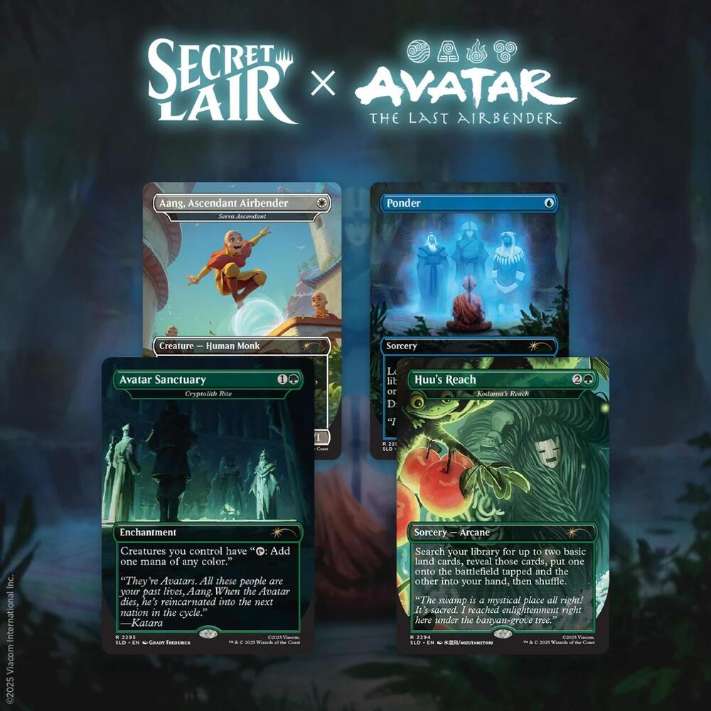 Magic The Gathering: Secret Lair x Avatar: The Last Airbender: A Lot To Learn