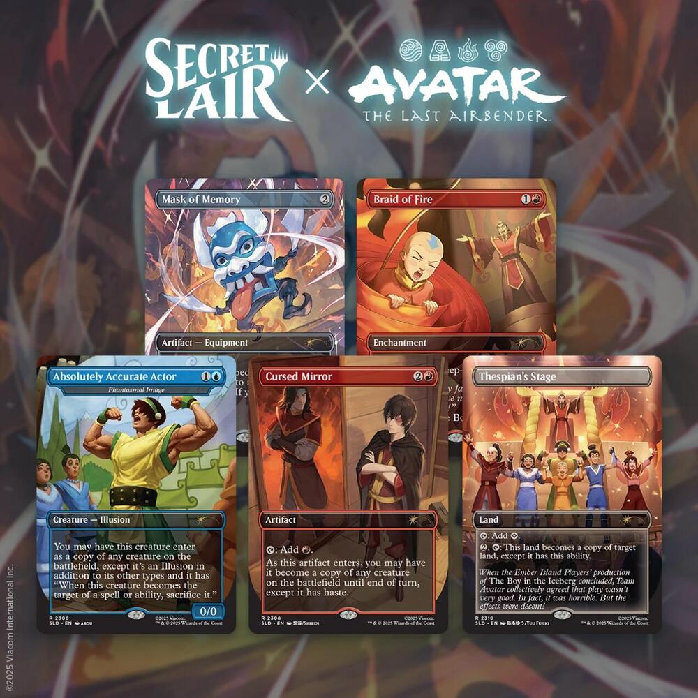 Magic The Gathering: Secret Lair x Avatar: The Last Airbender: The Ember Island Players