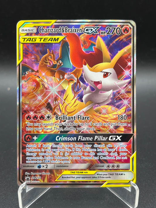 Pokémon TCG: Charizard & Braixen GX - SM230 - SM Promos (SMP)