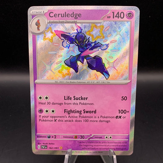 Pokémon TCG: 2024 Ceruledge 162/091 S&V Paldean Fates Shiny