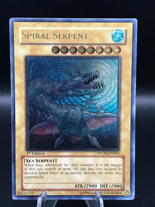 Yu-Gi-Oh! TCG Spiral Serpent STON-EN003 Strike of Neos 1st Edition
