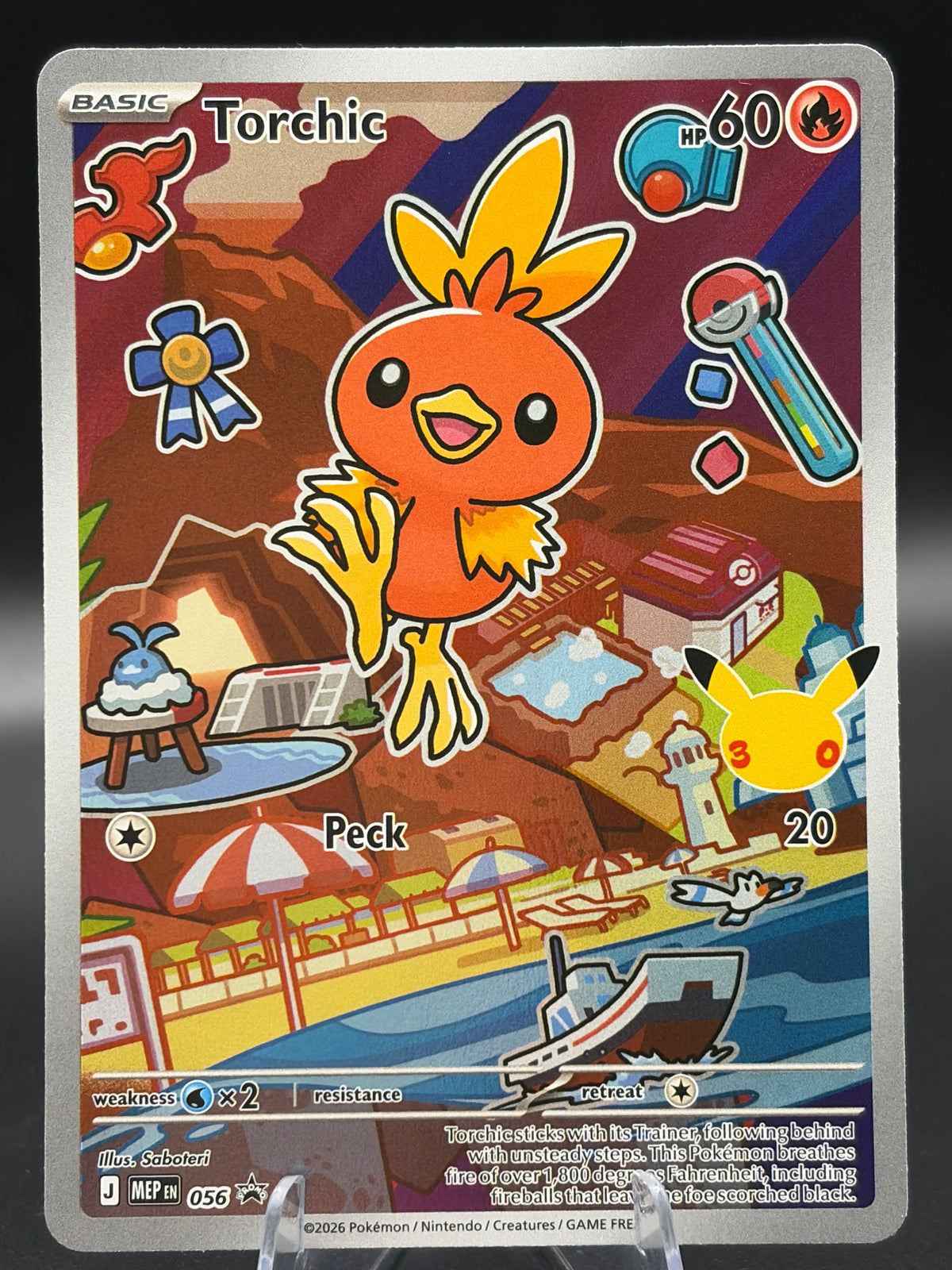 Pokémon TCG: 2026 Torchic 056 - Mega Evolution Promos - First Partner Collection 2026
