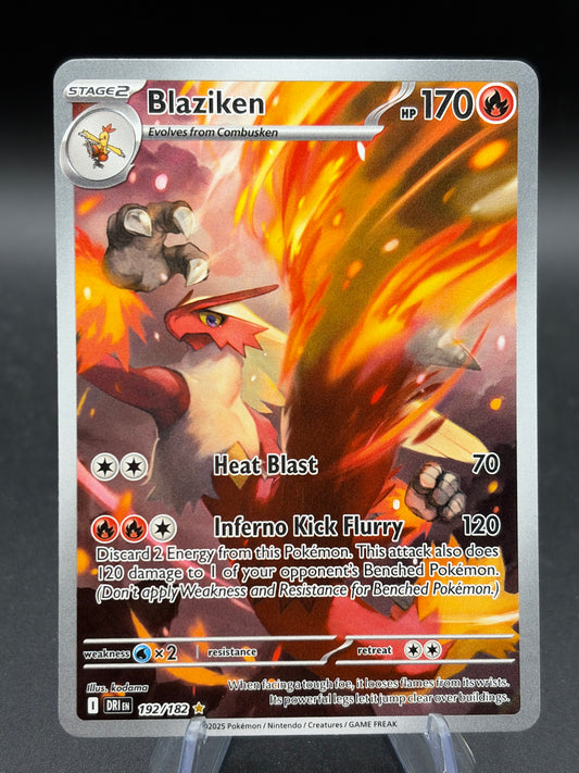Pokémon TCG: 2025 Blaziken - 192/182 - SV: Destined Rivals