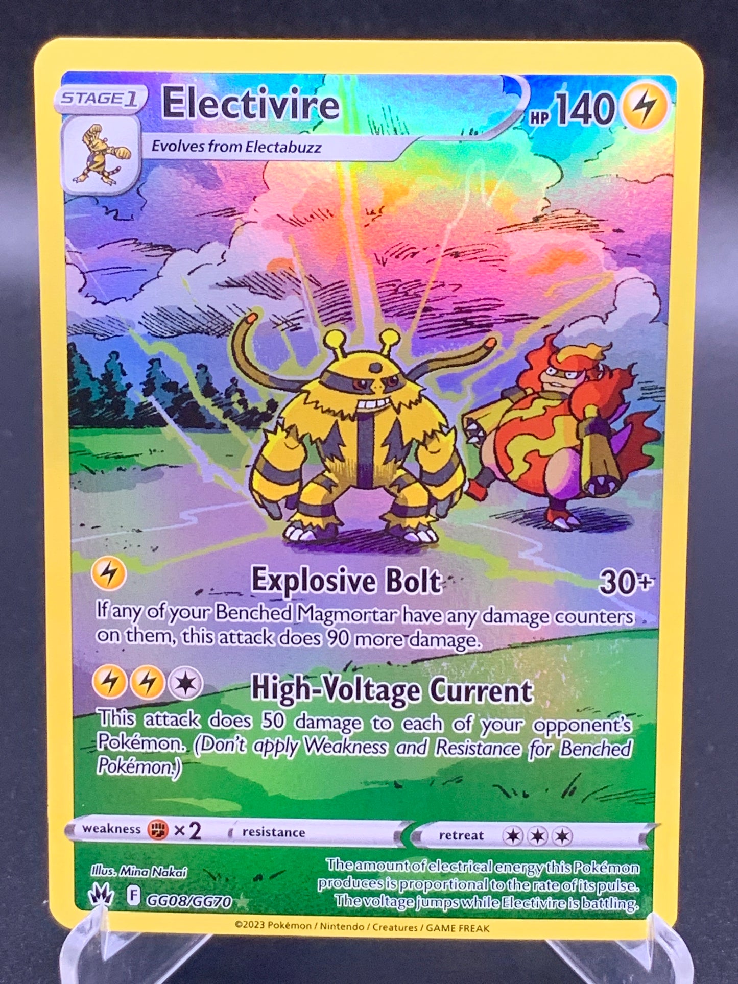 Pokémon TCG: 2023 Electivire GG08/GG70 SWSH: Crown Zenith Galarian Gallery