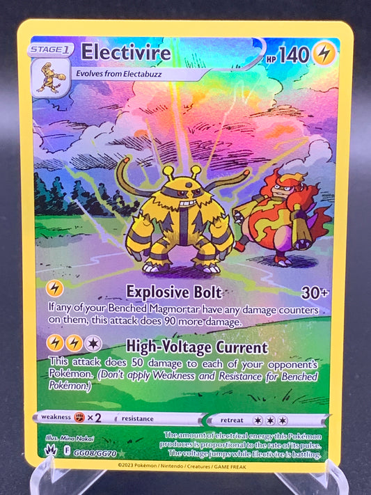 Pokémon TCG: 2023 Electivire GG08/GG70 SWSH: Crown Zenith Galarian Gallery