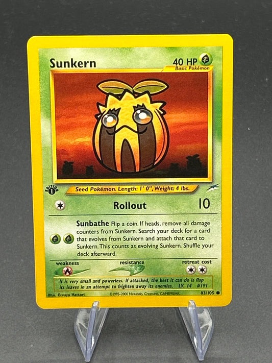 Pokémon TCG: 2002 Sunkern 83/105 - Neo Destiny - 1st Edition
