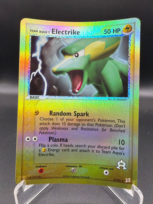 Pokémon TCG: 2004 Team Aqua's Electrike - 27/95 - Team Magma vs Team Aqua (MA)