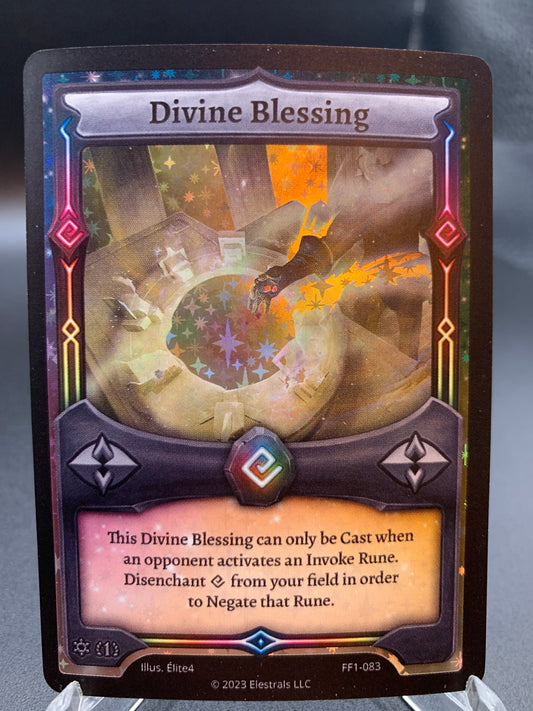 Elestrals TCG: Divine Blessing FF1-083 Frostfall [First Edition]