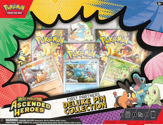 Pokémon TCG: Ascended Heroes - First Partners Deluxe Pin Collection