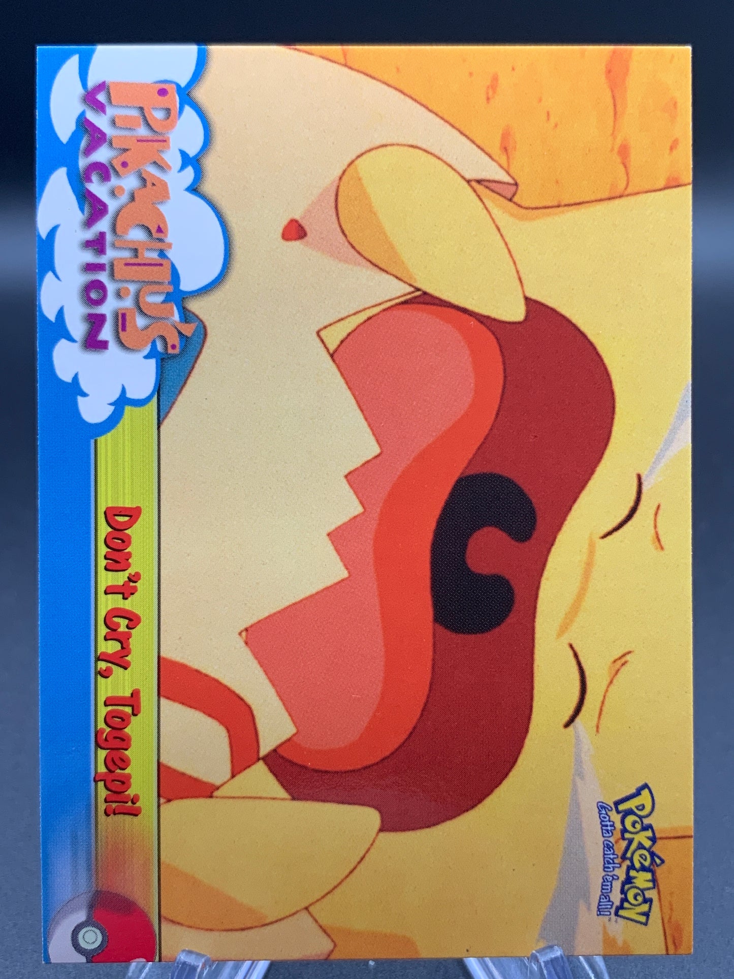 Pokémon TCG: Topps Pokémon Don't Cry, Togepi! - #43 - Pikachu's Vacation Movie Animation Edition