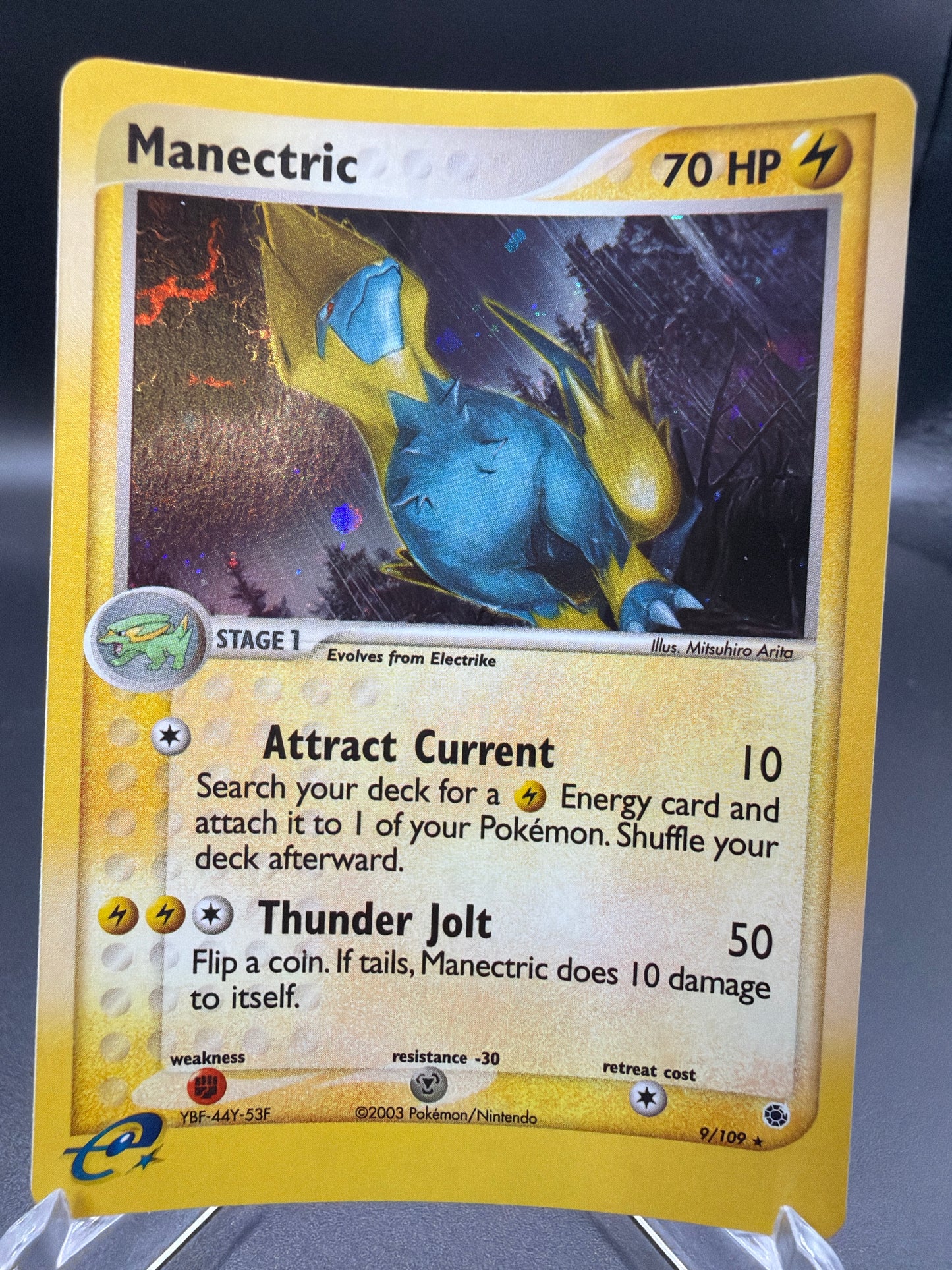 Pokémon TCG: 2003 Manectric - 9/109 - Ruby and Sapphire (RS)