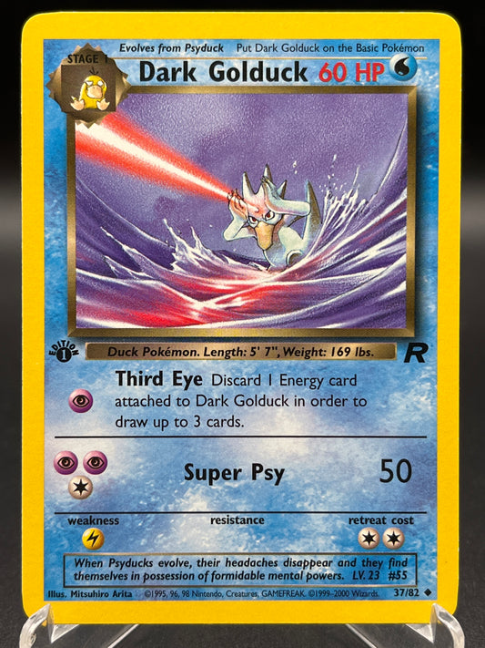 Pokémon TCG: 2000 Dark Golduck 37/82 - 1st Edition Team Rocket