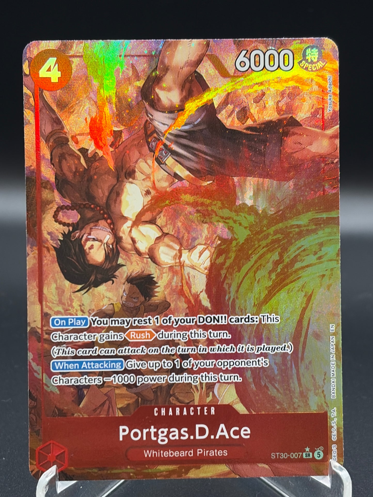 One Piece TCG: 2026 Portgas.D.Ace (007) (Parallel) - Starter Deck EX: Luffy & Ace (ST-30)