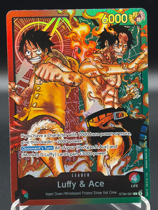 One Piece TCG: 2026 Luffy & Ace - Starter Deck EX: Luffy & Ace (ST-30)