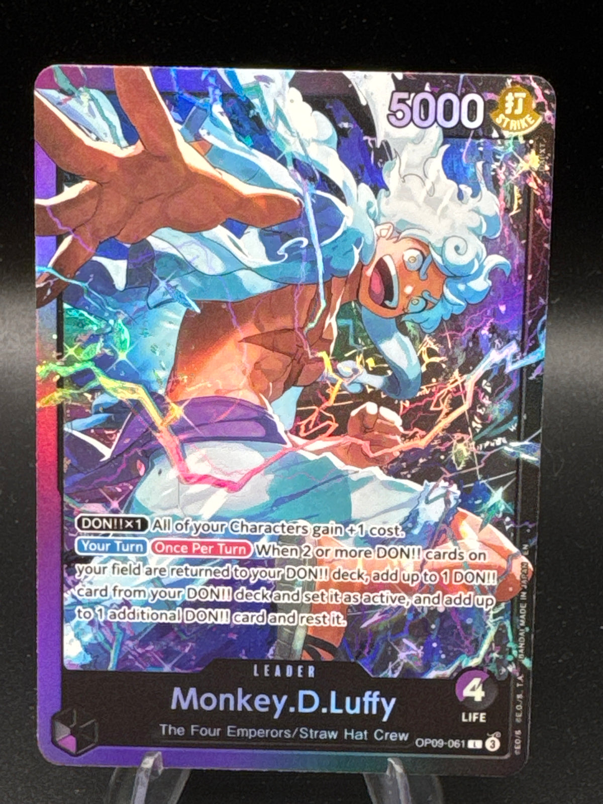 One Piece TCG: Monkey.D.Luffy OP09-061 tarter Deck 26: PURPLE/BLACK Monkey.D.Luffy