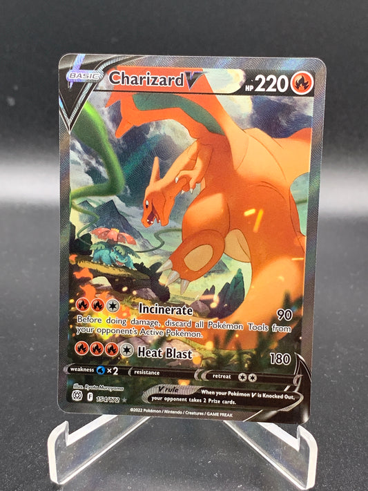 Pokemon TCG 2022 Charizard V 154/172 Brilliant Stars Alt Art