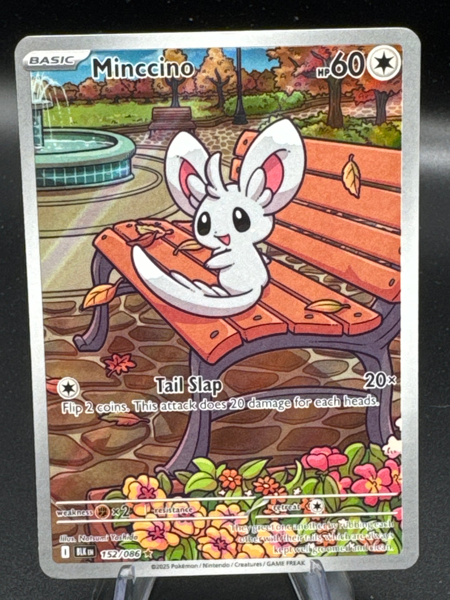 Pokémon TCG: 2025 Minccino 152/086 SV: Black Bolt