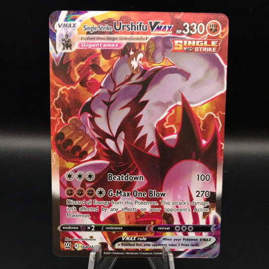 Pokémon TCG: 2021 Single Strike Urshifu Vmax 168/163 S&S: Battle Styles Alt Art